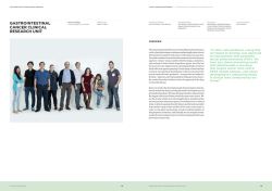 GASTROINTESTINAL CANCER CLINICAL RESEARCH UNIT