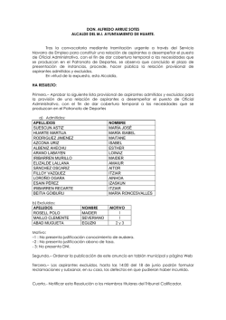 DON. ALFREDO ARRUIZ SOTES ALCALDE DEL M.I.