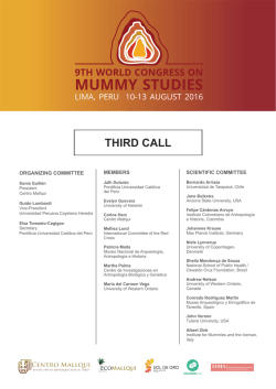 THIRD CALL - Centro Mallqui