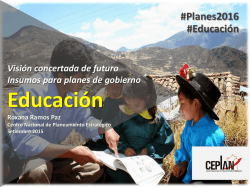 Foro de la Educaci&oacute;n
