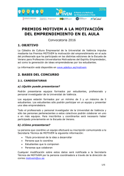 premios motivem a la motivaci&oacute;n del emprendimiento en el aula