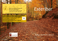 Esteribar Kultur AGENDA cultural