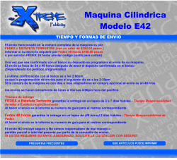 Maquina Cilindrica Modelo E42