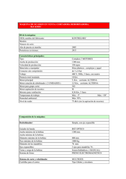 MAQUINA DE OCASION EN VENTA: CORTADORA