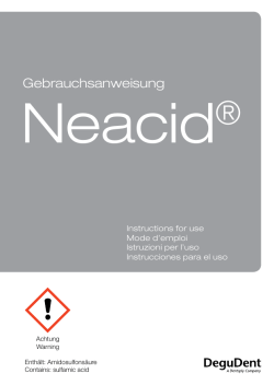 Neacid&reg; - DeguDent GmbH