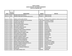 FECHA NO. DE CHEQUE BENEFICIARIO MONTO MOTIVO 10
