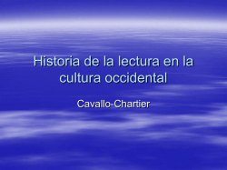 Historia de la lectura en la cultura occidental