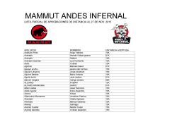 MAMMUT ANDES INFERNAL