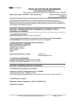 FICHA DE DATOS DE SEGURIDAD