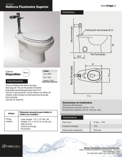1.Inodoro Mallorca Fluxometro Superior