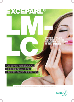 EXCEPARL&reg; - Kao Chemicals Europe