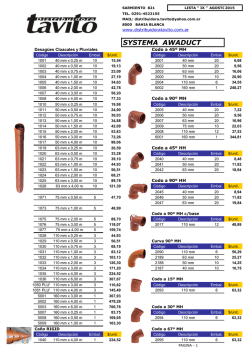 SYSTEMA AWADUCT - DISTRIBUIDORA TAVITO