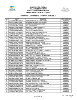manutenci&oacute;n - puebla relaci&oacute;n de becarios