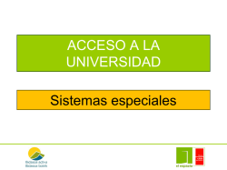 ACCESO A LA UNIVERSIDAD