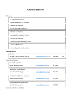 Directorio de Funcionarios