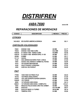 rep. caliper y cubetas