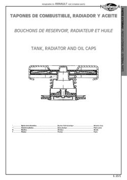 6.10 tapones de combustible, radiador y aceite 1.3 mb