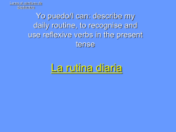 La rutina diaria