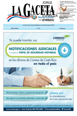 Gaceta con Firma digital