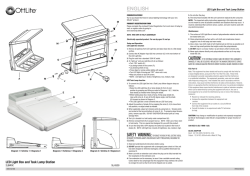 LED Light Box and Task Lamp Station