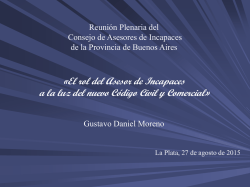 Rol del Asesor - Moreno