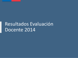 Evaluaci&oacute;n Docente 2014