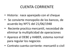 CUENTA CORRIENTE