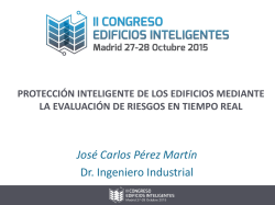 c&aacute;lculo del nivel de riesgo en tiempo real