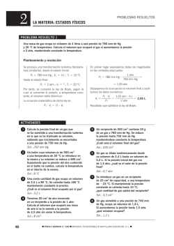 Tema 2 La materia Estados fisicos