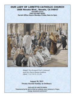 August 30, 2015 - Novato - Our Lady of Loretto Catholic Church