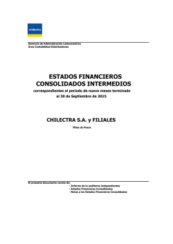 ESTADOS FINANCIEROS CONSOLIDADOS