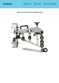 M&Aacute;QUINA DE COSER CABLE A&Eacute;REO FB-140N