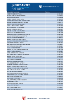 apellidos y nombres c&oacute;digo acosta rios candy paola 2151306693