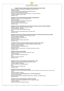 CFP Verge de Cortes C/ Uruguay 37 46007 Valencia 963 813 644