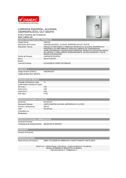 limpieza equipos...alcohol isopropilico1/2lt south