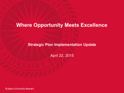 the slide show available on this website - Rutgers