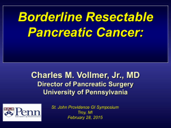 Is it Borderline Resectable?