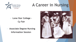 Associate Degree Nursing Program