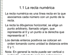 La recta num&eacute;rica real