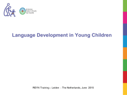 Language Development - Romani Early Years Network &ndash; REYN