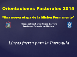 Una nueva etapa de la Misi&oacute;n Permanente - IV Vicar&iacute;a