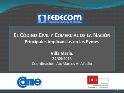 Analizar algunos de los impactos del Nuevo C&oacute;digo Civil y