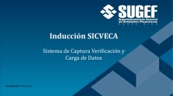 Inducci&oacute;nSICVECA2015 - Superintendencia General de