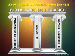 Los documentos notariales