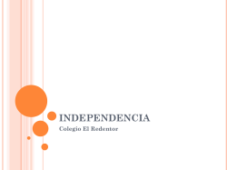 INDEPENDENCIA - Profesor Marco Silva
