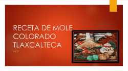 La receta de mole PPP