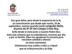 Presentaci&oacute;n de PowerPoint - Colegio Cristo Rey Madrid