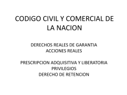 Derechos de Garant&iacute;a - Acciones Reales