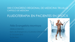 FLUIDOTERAPIA SHOCK CMP 2015 - CMP