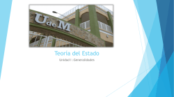 Teoria del Estado - Profesor Alvaro Carmona